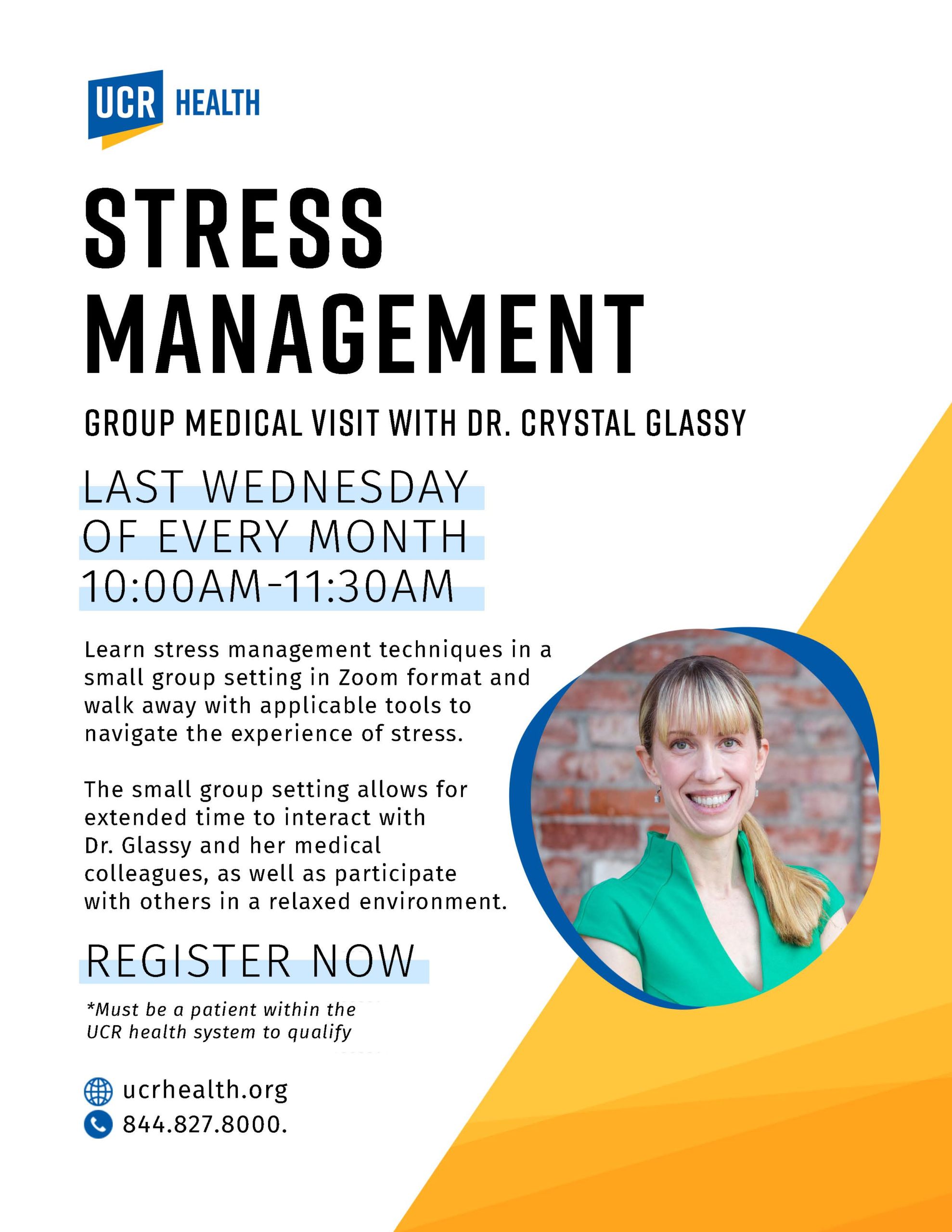 Stress Management flyer